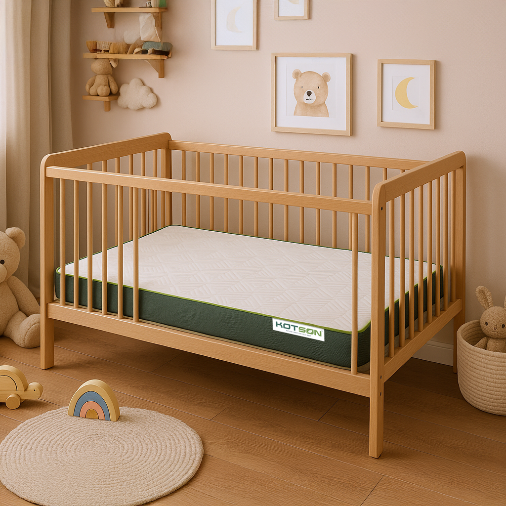 Natural Organic Latex Baby Bed – Kotson Mattress - Main Image