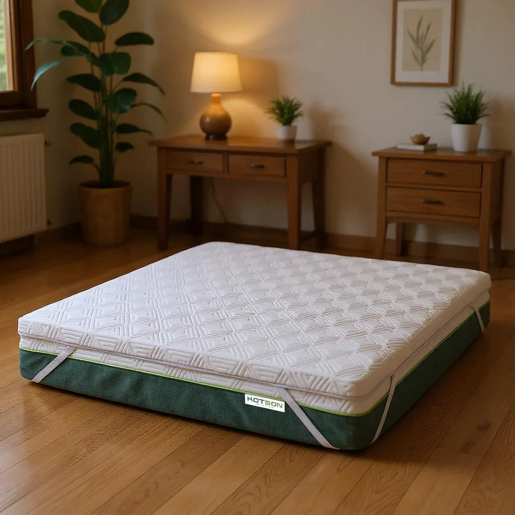 Orthopedic Hard Mattress Topper - Doctor Recommended Back Pain Relief - Kotson