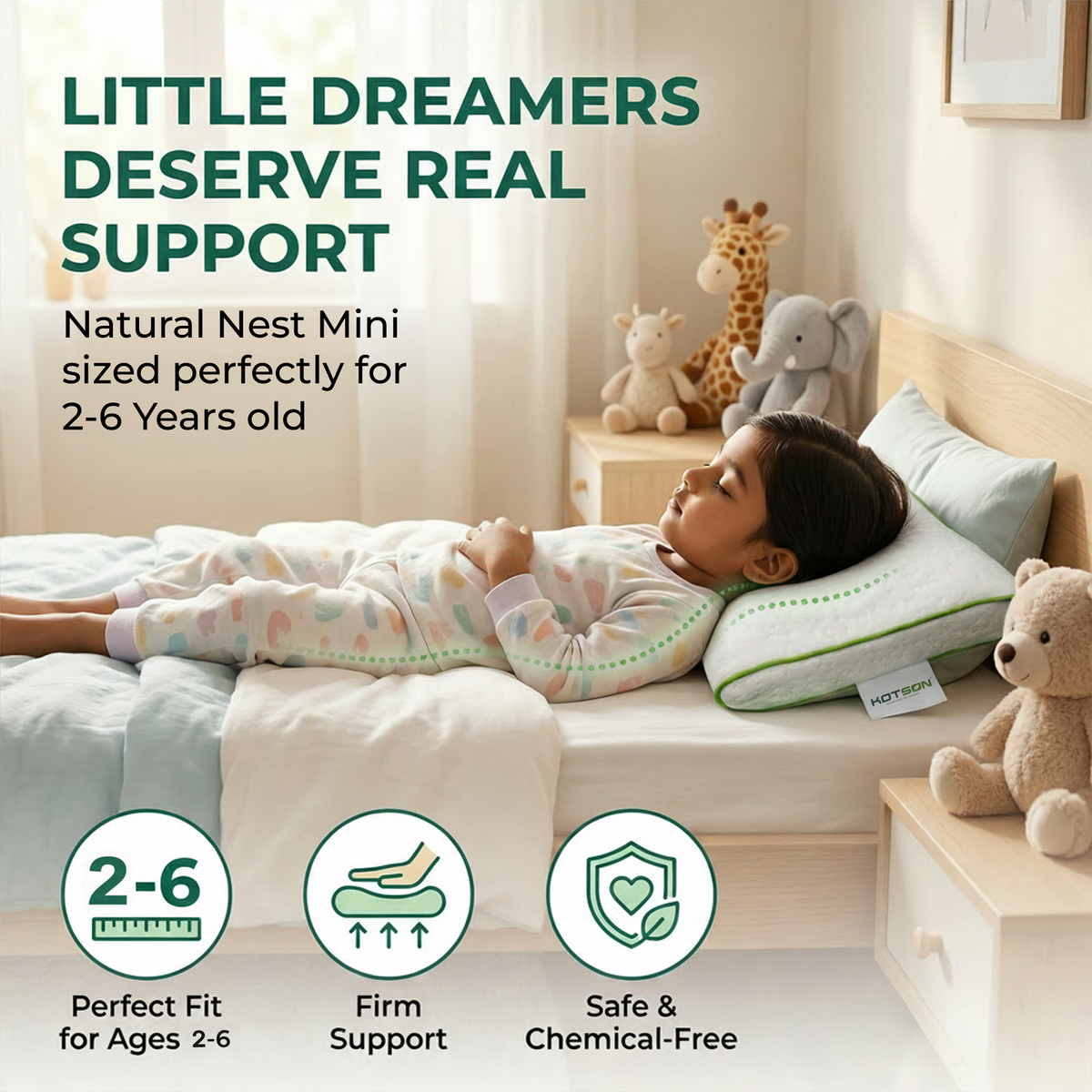 Natural Nest Mini Pillow