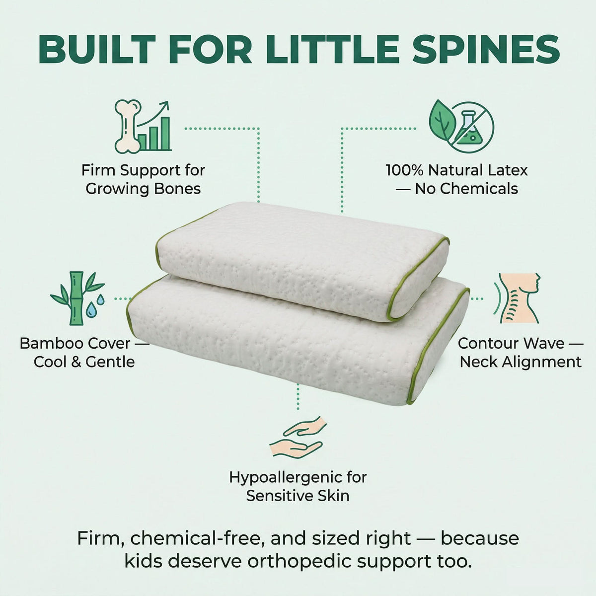 Natural Nest Junior Pillow