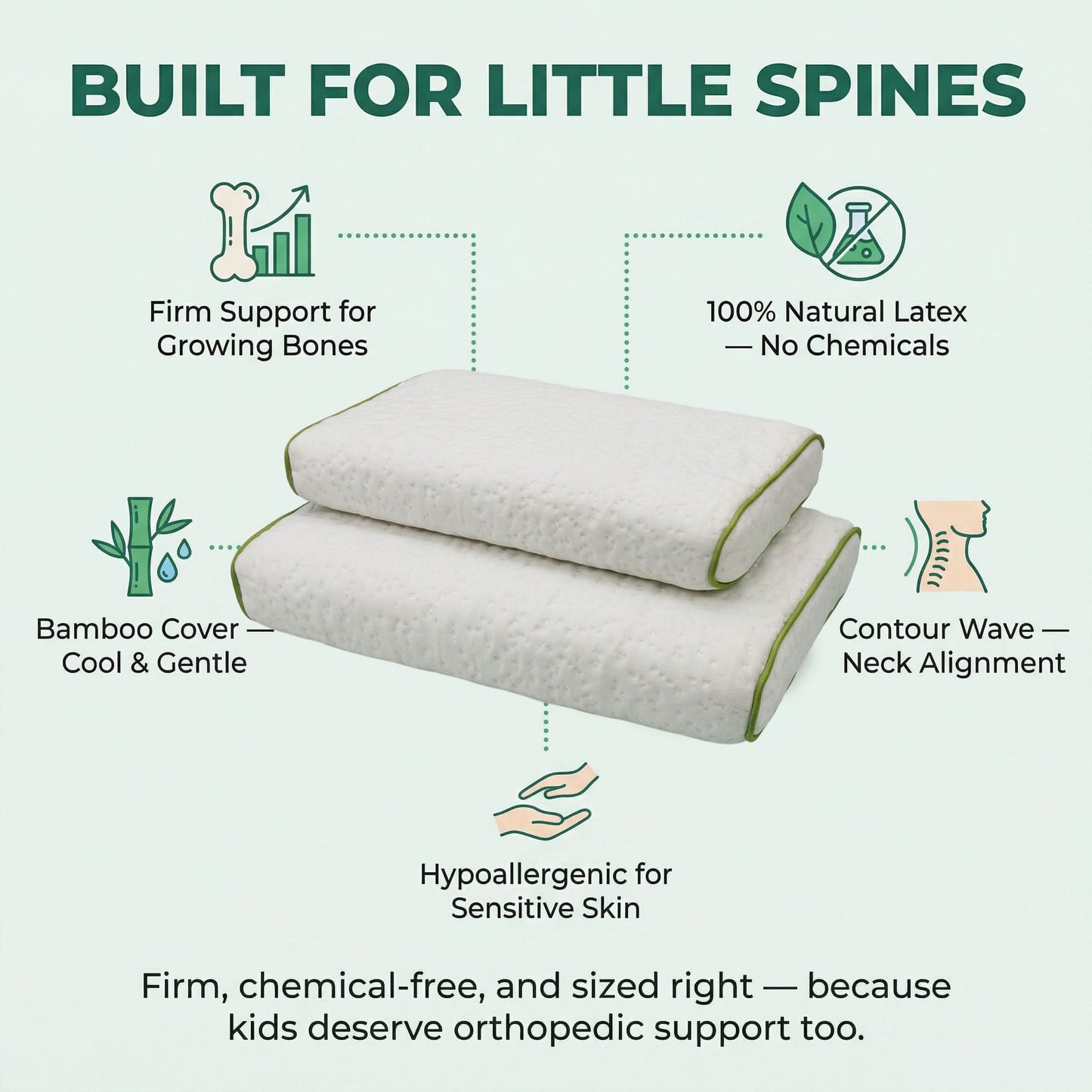 Natural Nest Junior Pillow