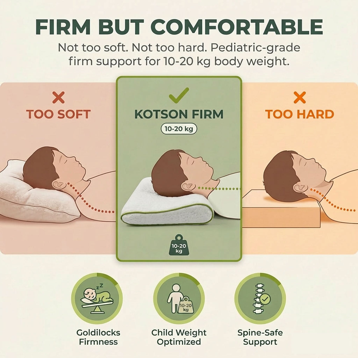 Natural Nest Junior Pillow