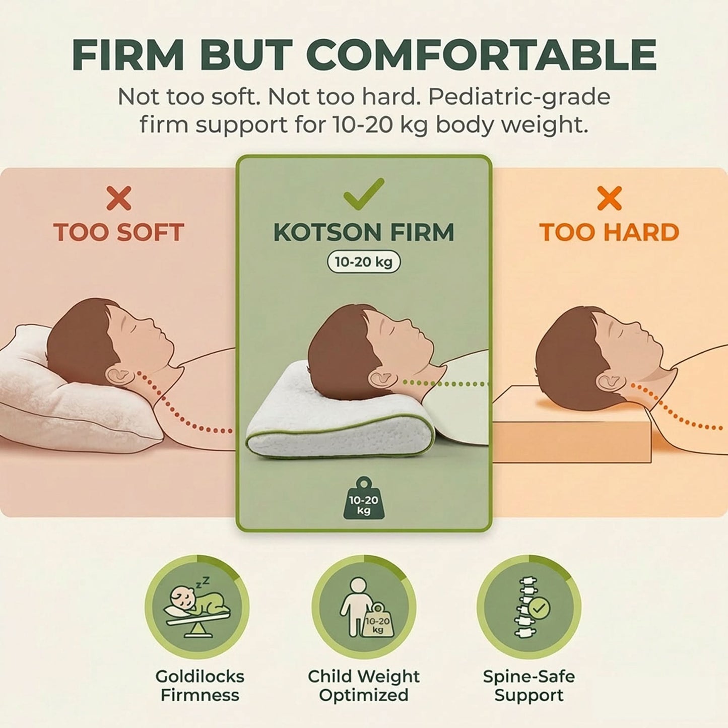 Natural Nest Junior Pillow