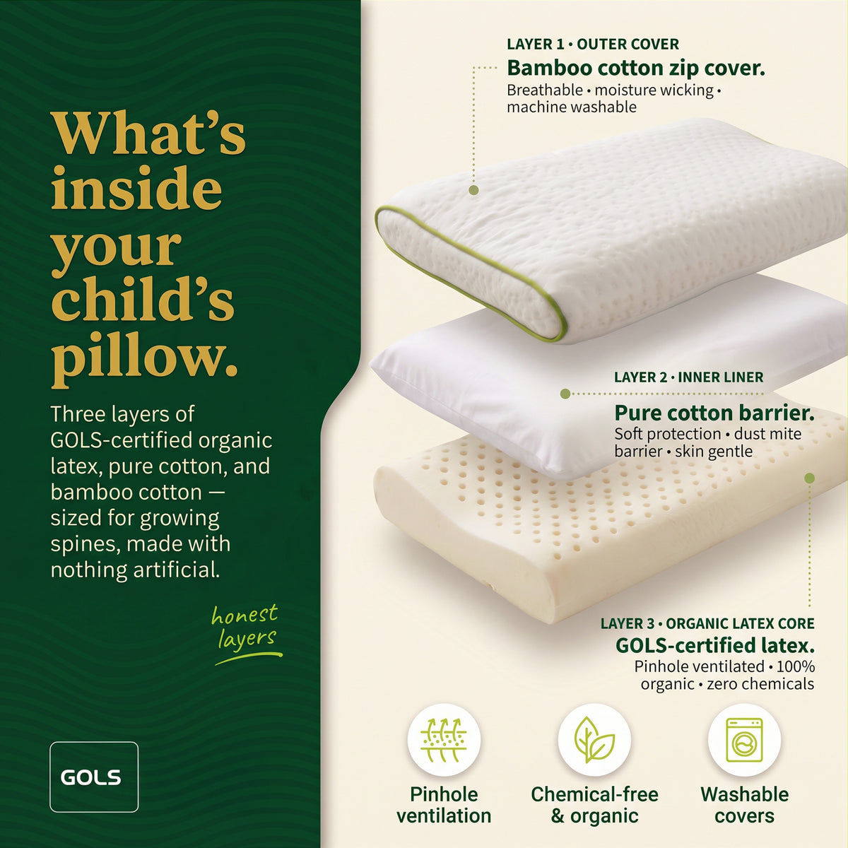 Natural Nest Mini Pillow