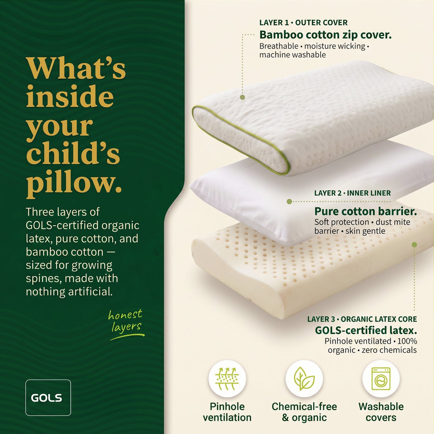 Natural Nest Mini Pillow