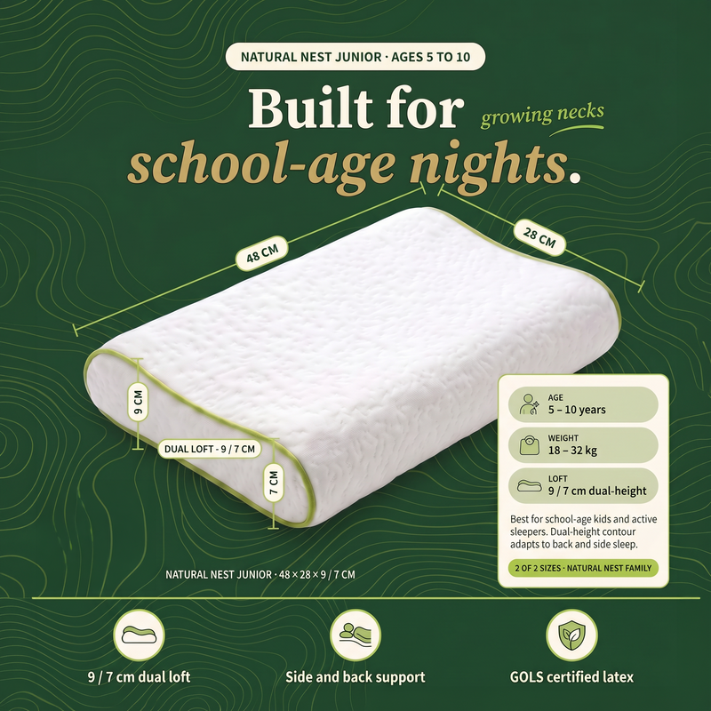 Natural Nest Junior Pillow