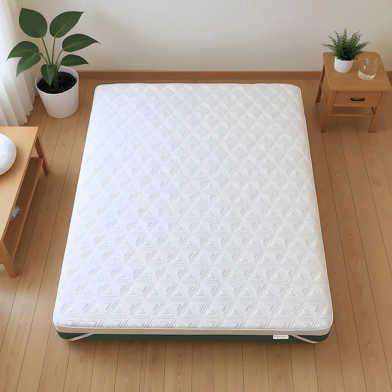 Eco-Friendly Organic Latex Mattress Topper - Hypoallergenic & Supportive

