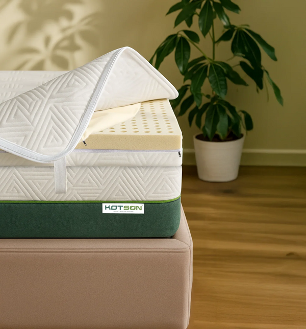 Organic Natural Latex Mattress Topper - Kotson Premium Comfort

